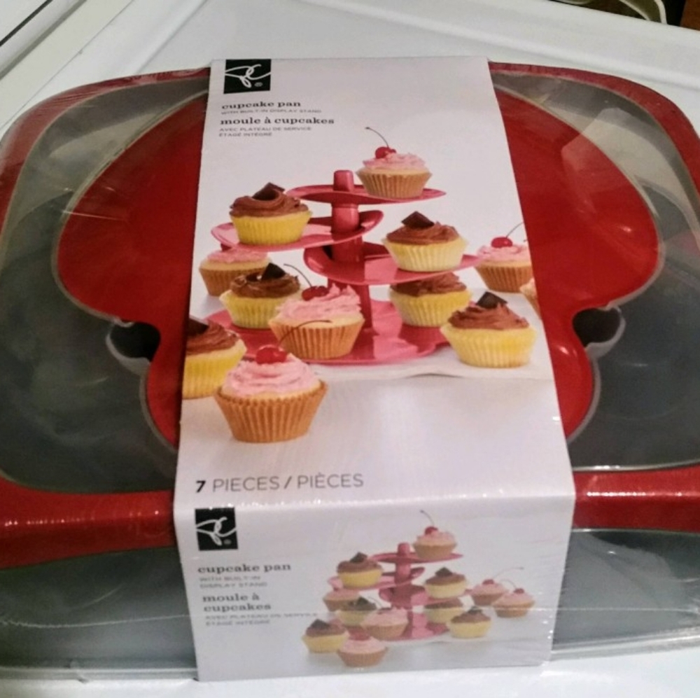 🏅Host Pick🏅🆕️ 3-in-1 Cupcake baking tray, caddy, display stand